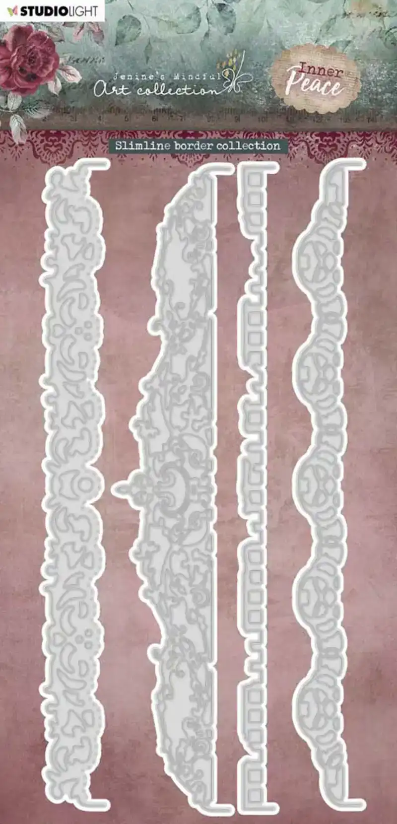 JMA Cutting Die Slimeline Border Collection Inner Peace