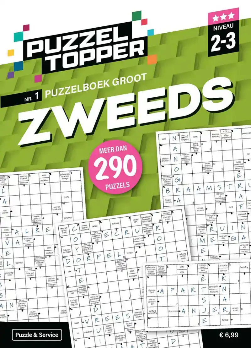 Puzzelboek groot Zweeds 2-3 punt nr 1