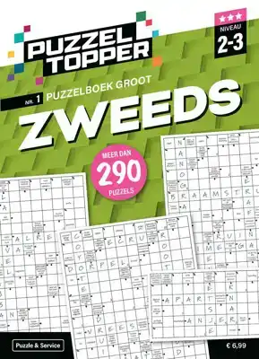 Puzzelboek groot Zweeds 2-3 punt nr 1