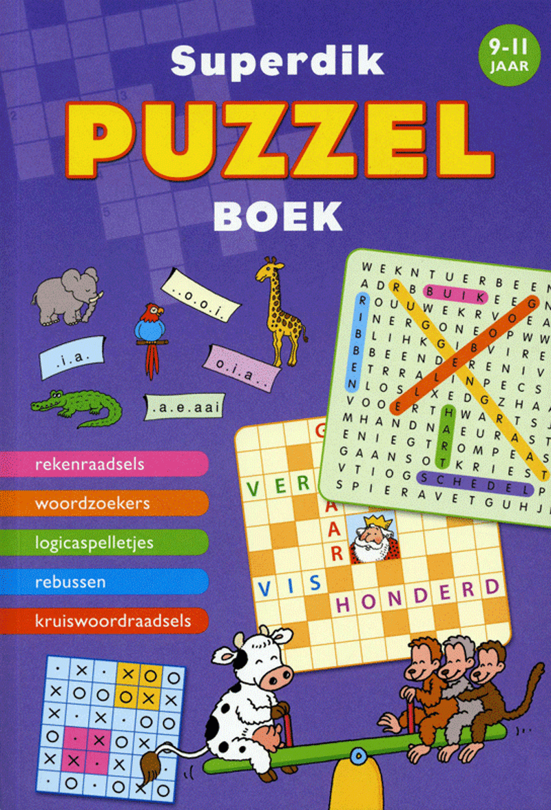 Superdik Puzzelboek 9 tot 11 Jaar