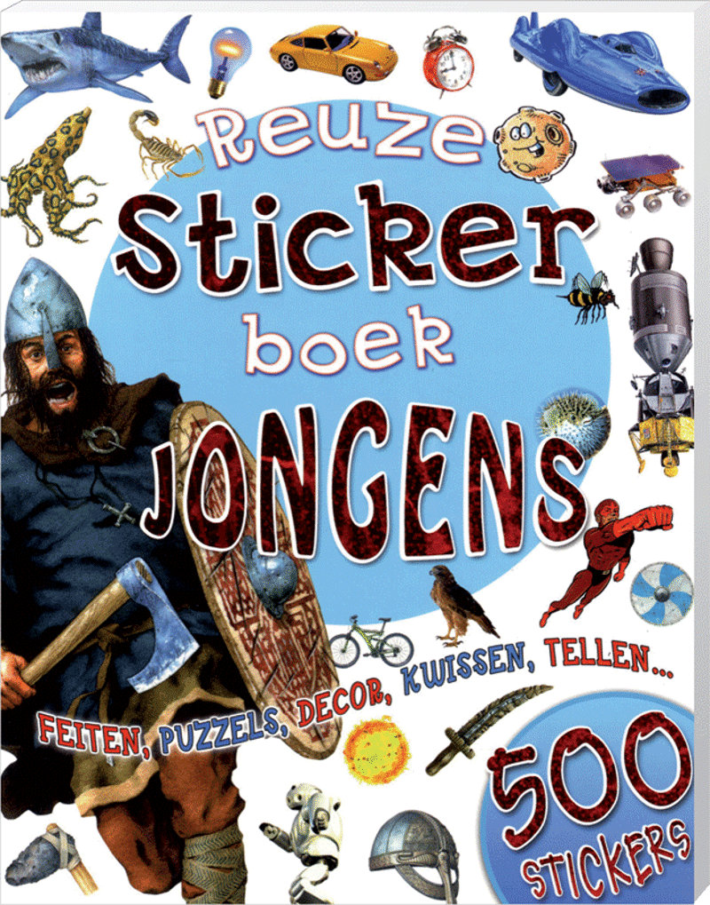 Mijn coolste reuze stickerboek