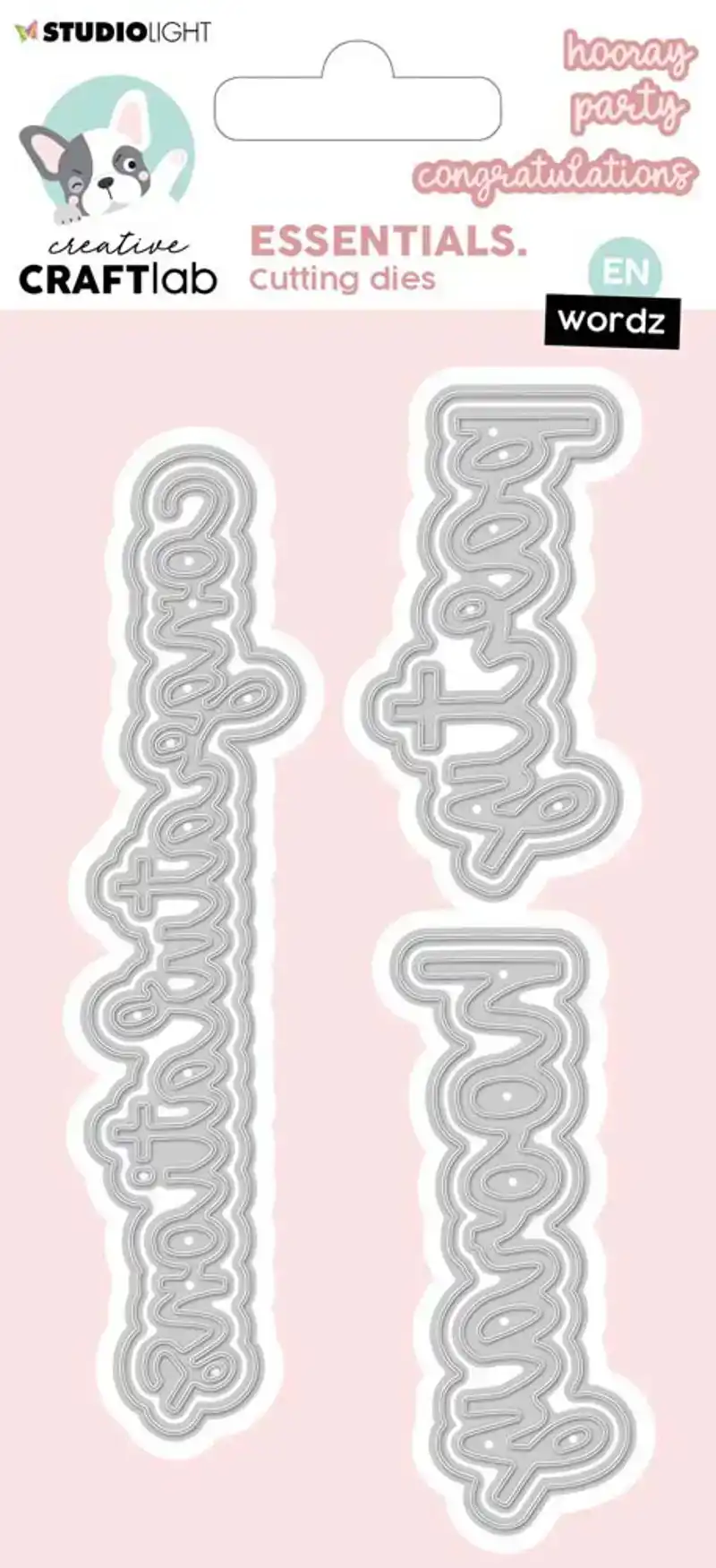 Creative Craftlab Snijmal Happy Birthday Words nr.268
