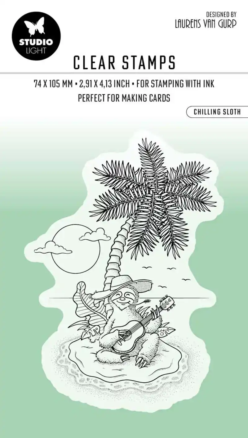 Studio Light Clear Stamp Chilling Sloth