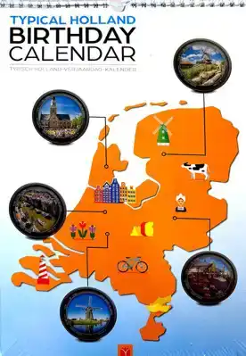 Birthday calendar Typical Holland