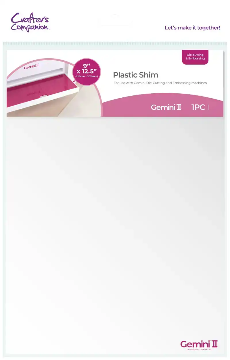 Gemini II A4 plastic shim