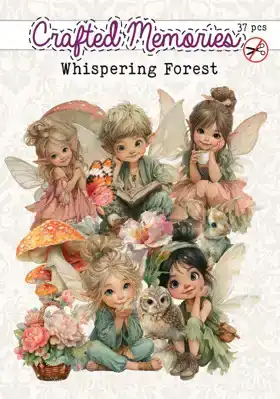 Stansplaatjes Whispering Forest 37 stuks<br>