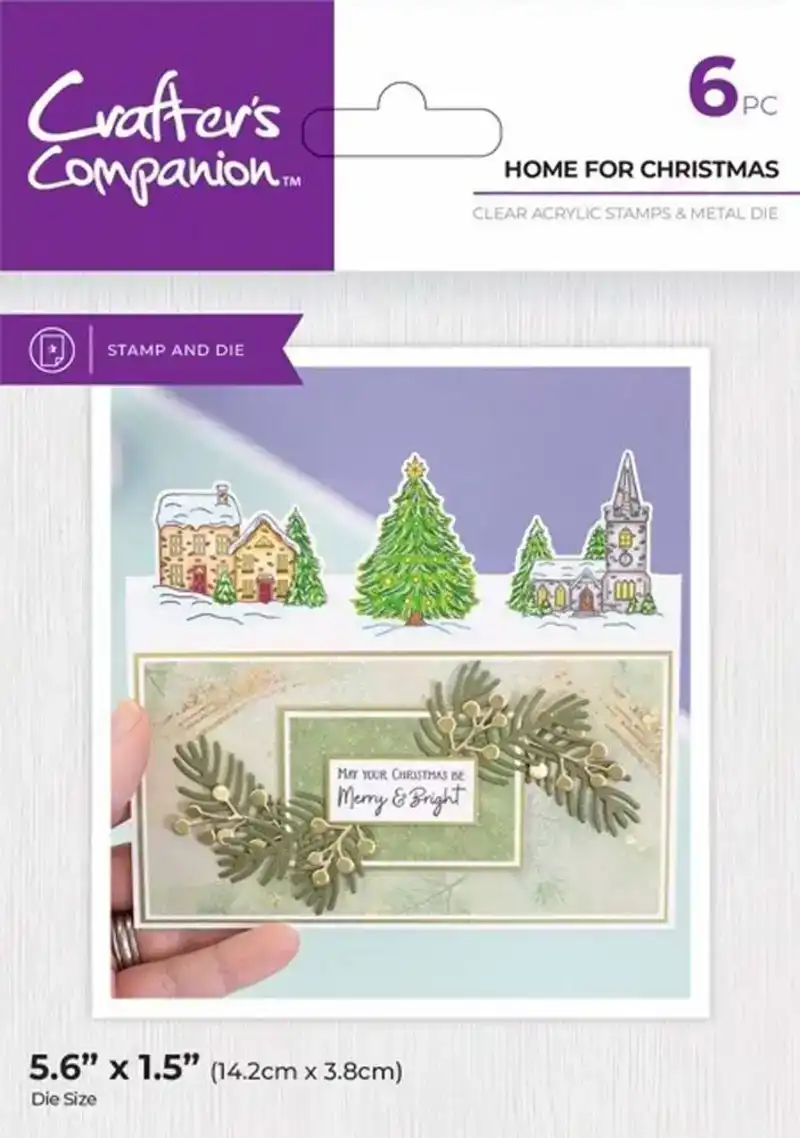 Stamp & Die set Home for Christmas