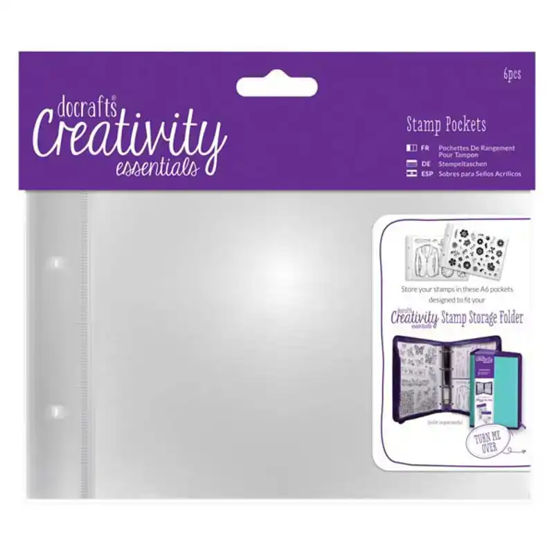 Docrafts A6 stamp pockets 6st