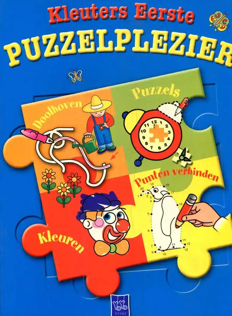 Kleuters eerste puzzelplezier blauw