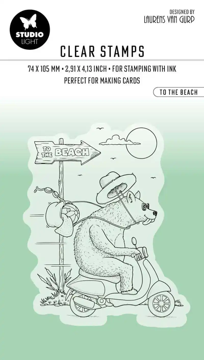 Studio Light Clear Stamp to the Beach