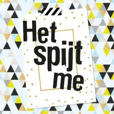 Cadeauboek Het spijt me