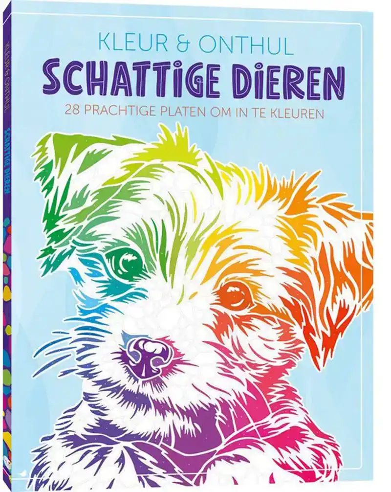 Kleur & Onthul Schattige Dieren