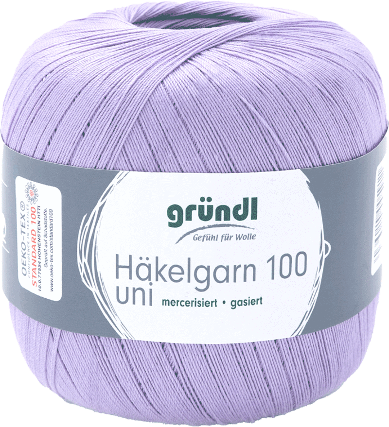 Grundl haakgaren 126 lila 100gr 566m