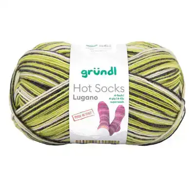 Hot socks Lugano 4-kleur Groen