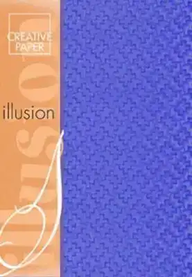 Creative paper illusion blauw 4vel 215gr