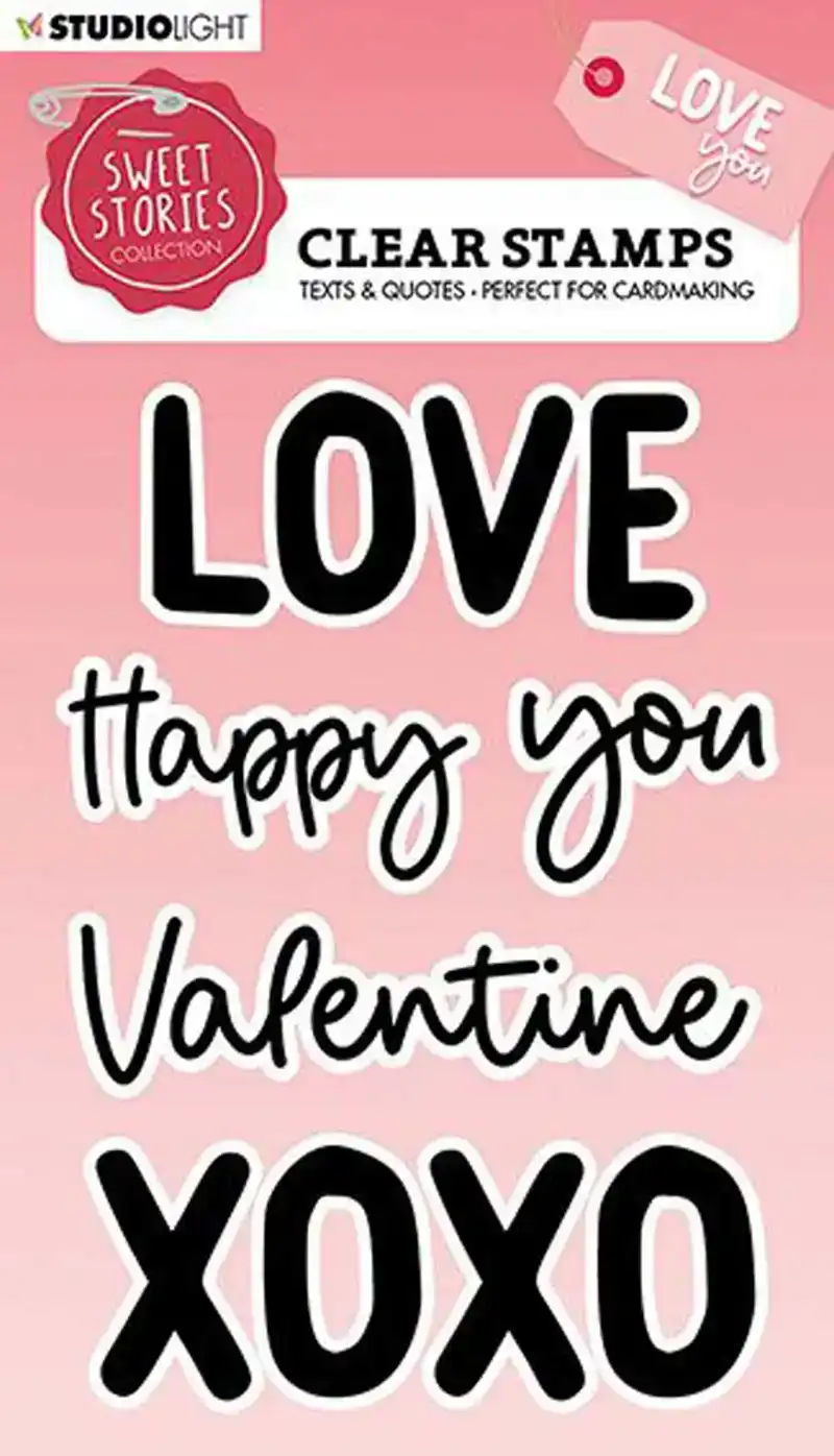 Studio Light Sweet Stories Clear Stamp Large Quotes