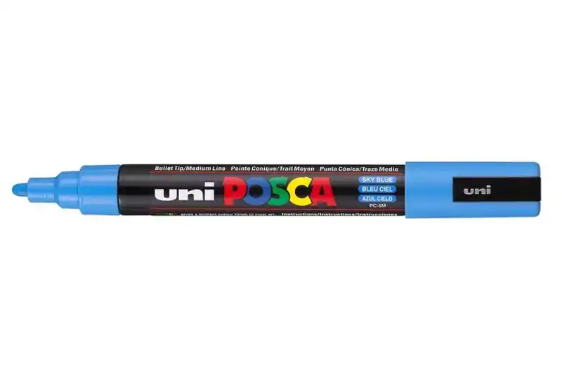 Posca verfmarker pc-5m hemelsblauw medium