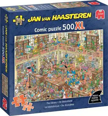 Legpuzzel Jan van Haasteren De Bibliotheek 500 stukjes