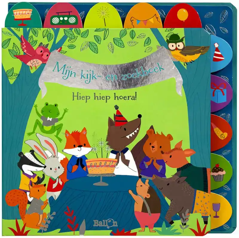Mijn kijk- en zoekboek - Hiep hiep hoera!