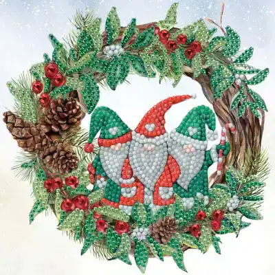 Crystal Card Kit XM142 Christmas Gnomes