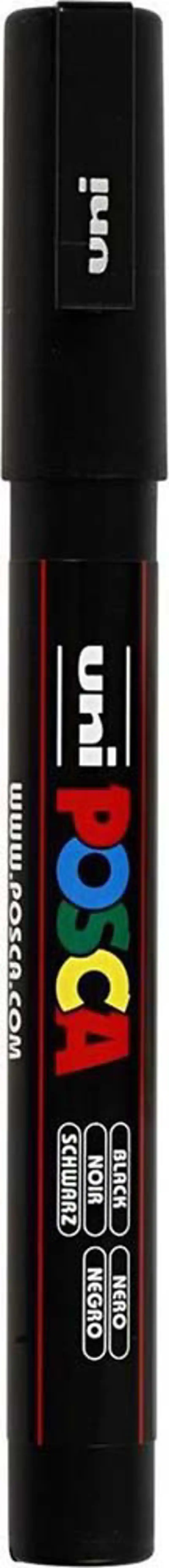 Posca verfmarker pc-3m zwart fijn
