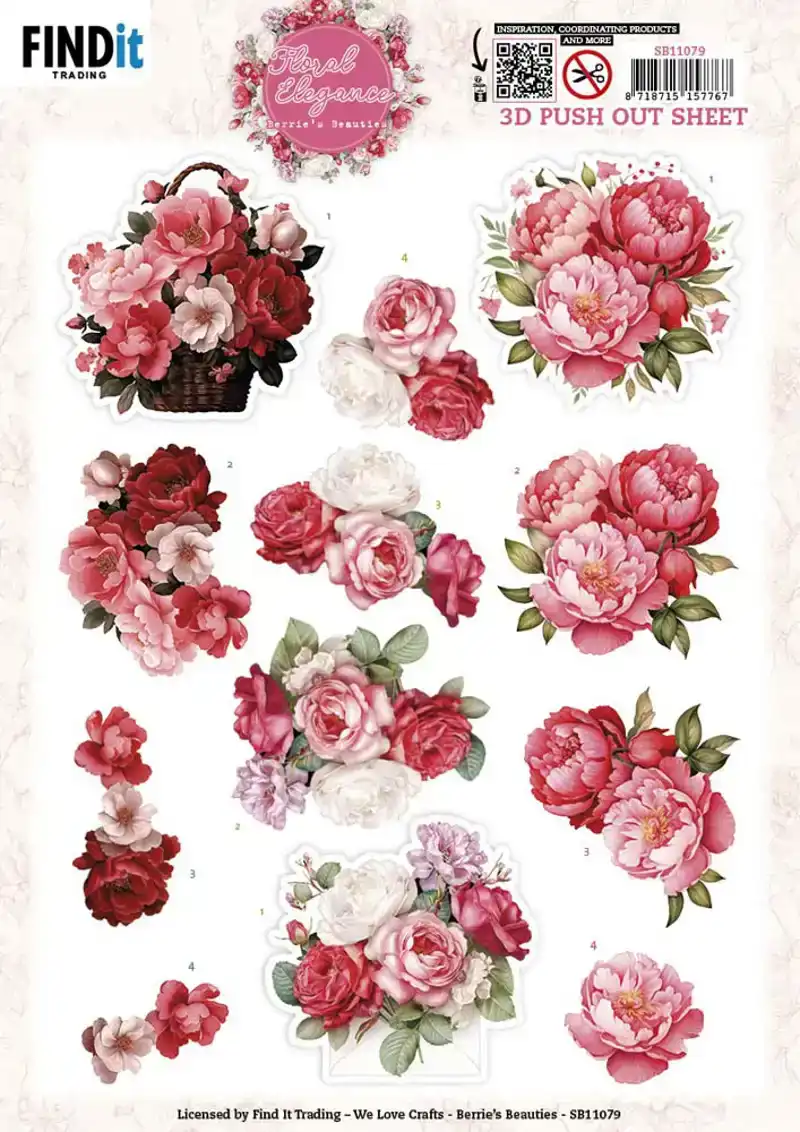 Berries Beauties uitdrukvel Floral Elegance peony delight