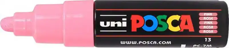 Posca verfmarkers pc-7m roze breed
