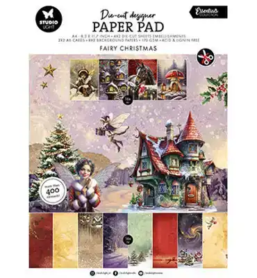 SL Die-cut Paper Pad Fairy Christmas Essentials nr.344