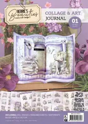 Berries Beauties - Collage & Art Journal 1 - Lovely Lilacs