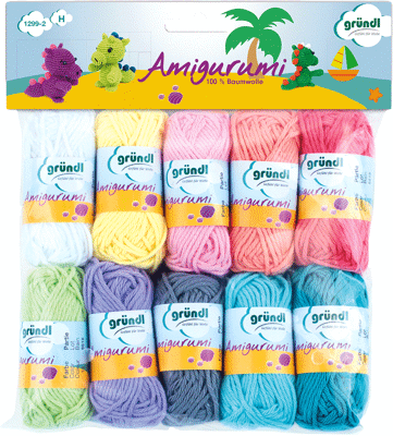 Amigurumi 100% katoen 10x10gram