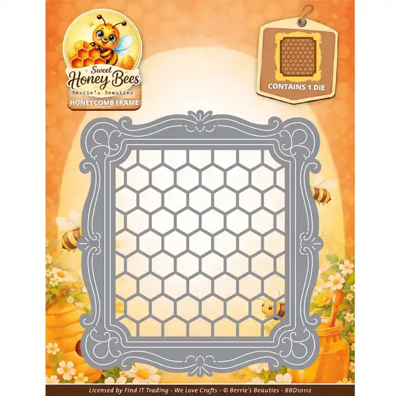 Snijmal Berries Beauties Sweet Honey Bees Honeycomb Frame