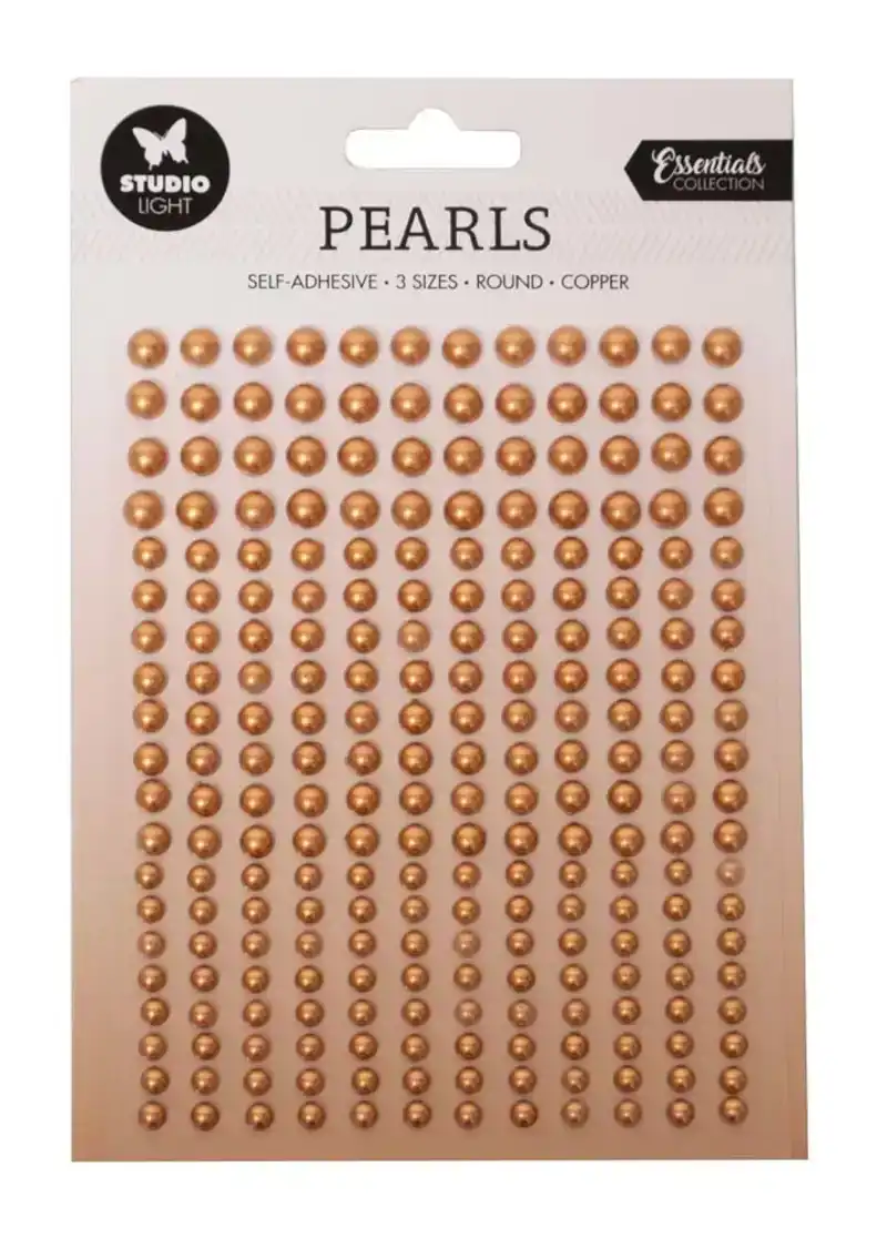 SL-ES-PEARL13 Studio Light pearls Copper