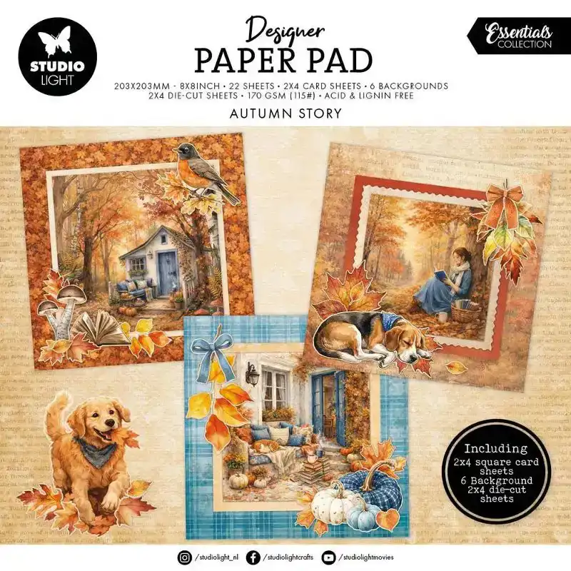 SL Mixed Paper Pad Autumn Story Essentials