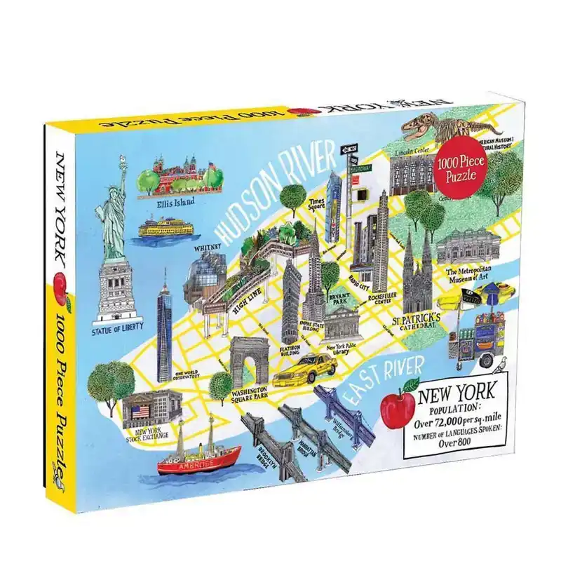 Legpuzzel New York City Map 1000 stukjes