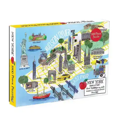 Legpuzzel New York City Map 1000 stukjes