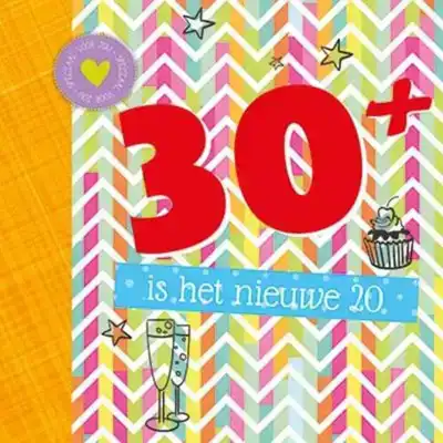 Cadeauboek 30 is het nieuwe 20