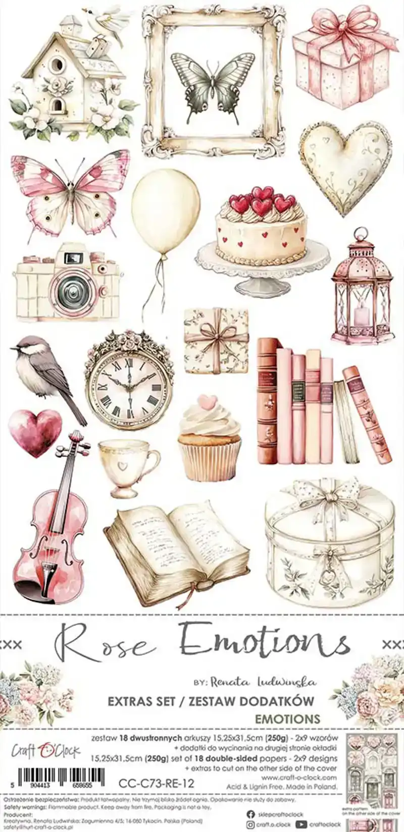 Craft O Clock Rose emotions extra set Autumn