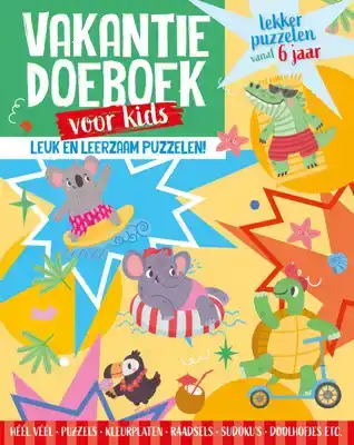 Vakantie Doeboek voor kids Vanaf 6 jaar