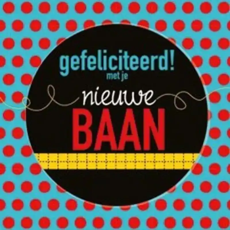 Cadeauboek Gefeliciteerd met je nieuwe baan