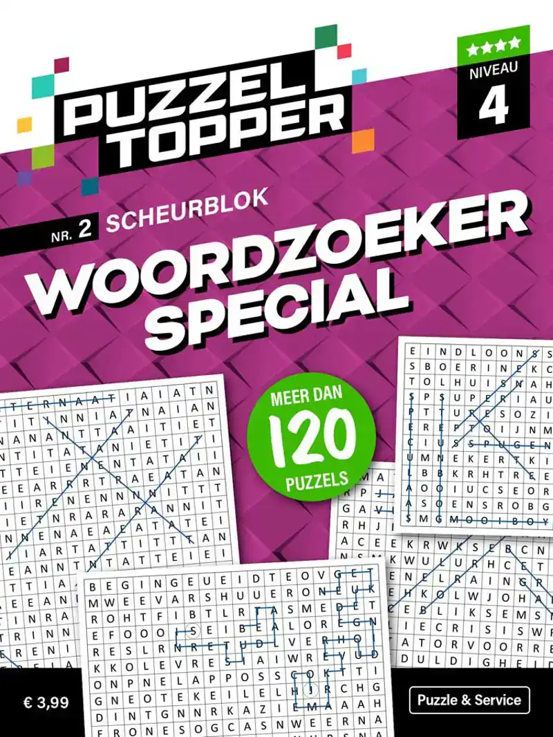 Puzzelblok woordzoeker special 4punt nr2