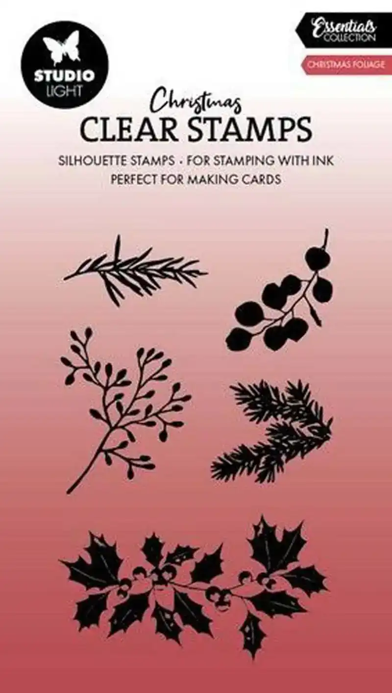 Studio light Clear stamp Christmas foliage