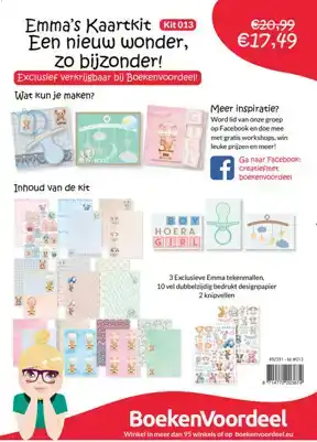 Emma's kaartenkit 013 Een nieuw wonder, zo bijzonder Exclusief voor BoekenVoordeel
