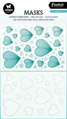 Studio Light Puncture mask Hearts