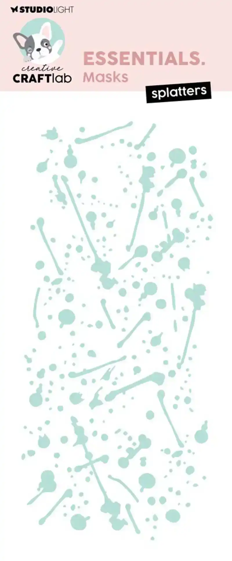 Creative Craftlab Essentials Splatters Masking Stencil