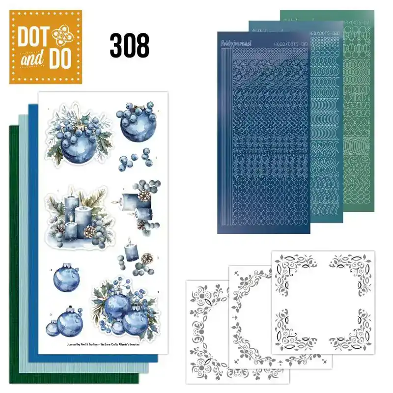 Dot & Do 308 Blue Christmas