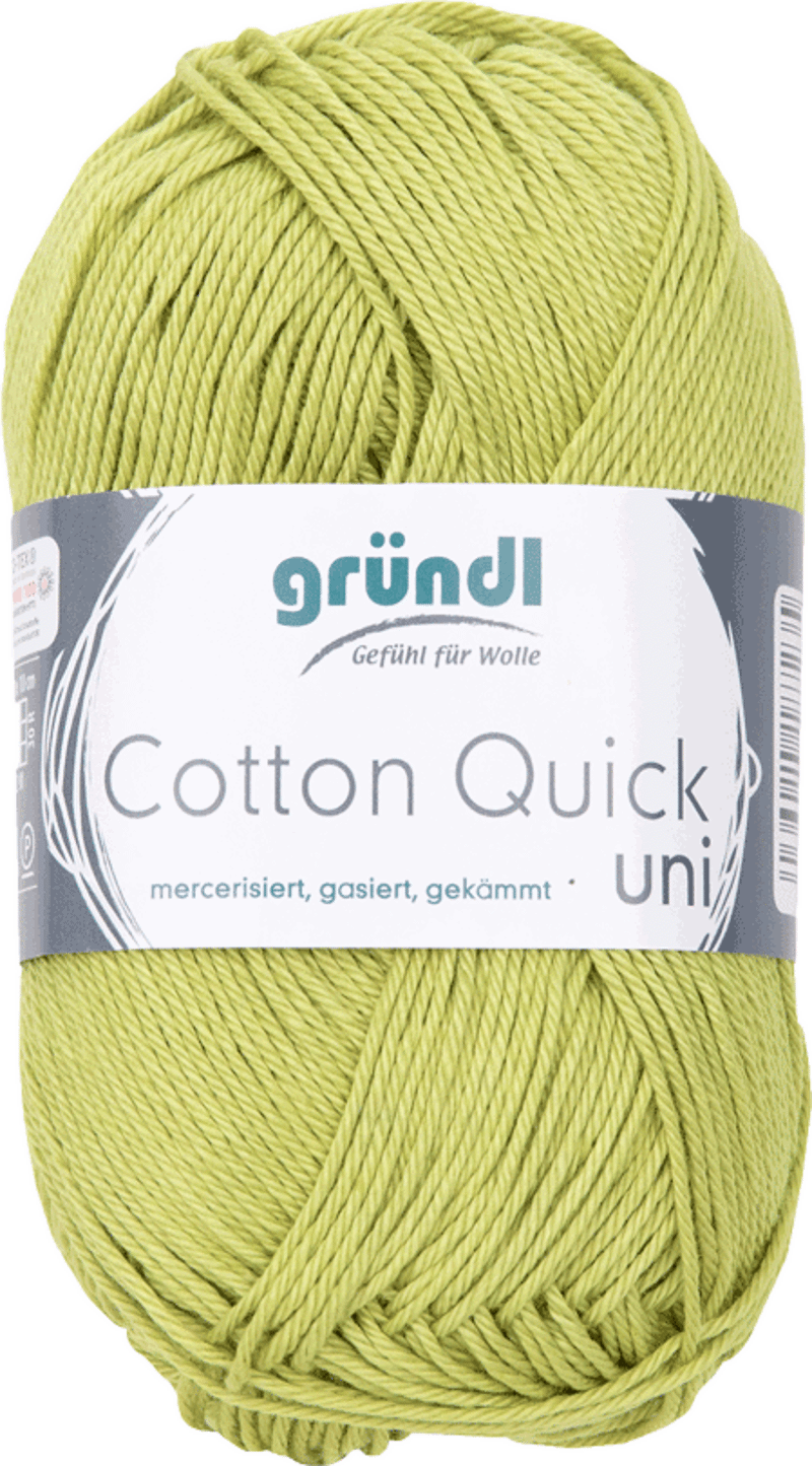 Cotton Quick Uni 140 Licht Groen 50gr
