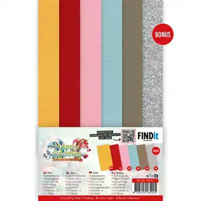 Linen Cardstock Pack Berries Beauties Happy Gnomes 4K