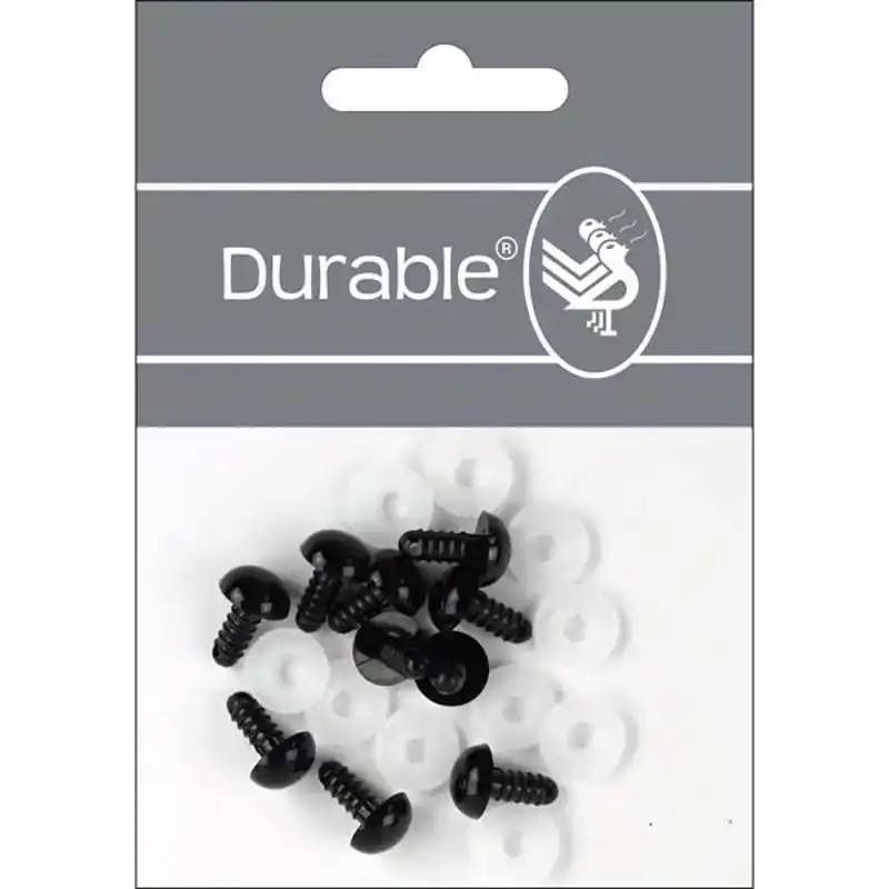 Durable veiligheidsoog 10 mm zwart