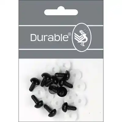 Durable veiligheidsoog 10 mm zwart