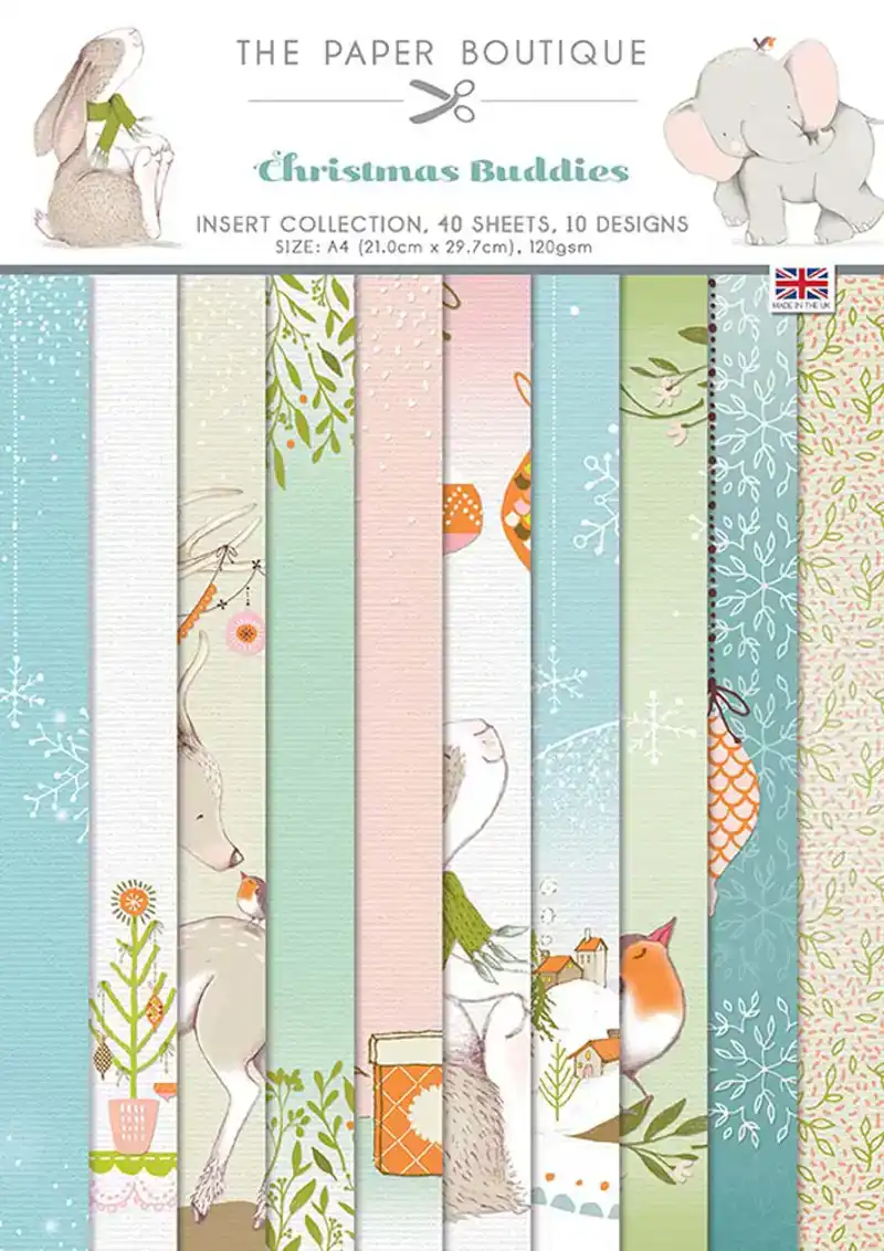 The Paper Boutique Christmas Buddies Insert Collection A4